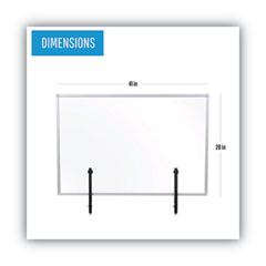 MasterVision®  PANEL,DSKTP,40.9X.16X27.6  GL34019101