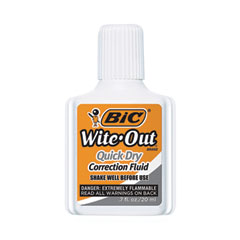 BIC®  FLUID,CORRECT,.7OZ,WHT  WOFQD12WE