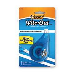 BIC®  TAPE,CORR,1/6X400"WITEOUT  WOTAPP11