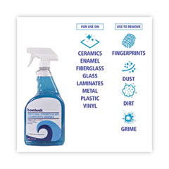 Boardwalk®  CLEANER,GLASS,AMMONI,32OZ  47112AEA