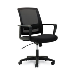 OIF  CHAIR,MID BACK,MESH,BK  MS4217