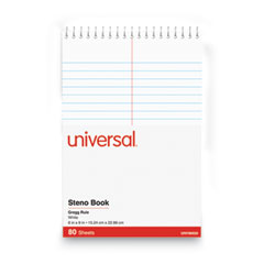 Universal®  BOOK,STENO,GREGG,80SH,WH  96920