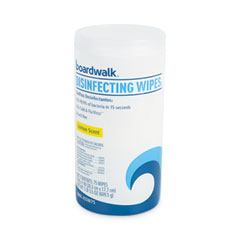 Boardwalk®  DISINFECTANT,WIPE,LM,75CT  455W75