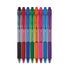 Pentel®  PEN,RETRCTBLE,MED,8PK,AST  BK93CRBP8M