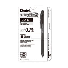 Pentel®  PEN,ENERGEL X, MEDIUM,BK  BL107A