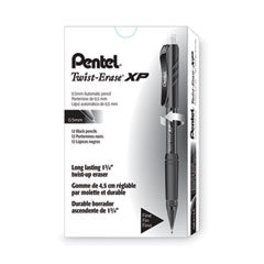 Pentel®  PENCIL,AUTOMATIC,0.5MM,BK  QE415A