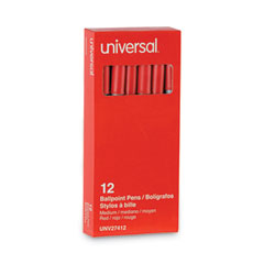 Universal  PEN,BALLPT,ECONOMY,MED,RD  27412