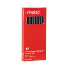 Universal  PEN,BALLPT,ECONOMY,FNE,BK  27420