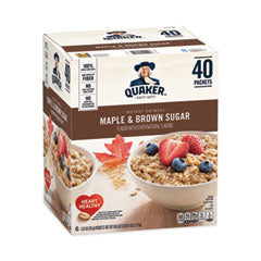 Quaker®  FOOD,OATML,MPL,BR SUGR,40  22000754