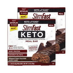 SlimFast®  FOOD,FAST,KETO MEALBAR,10  30700129