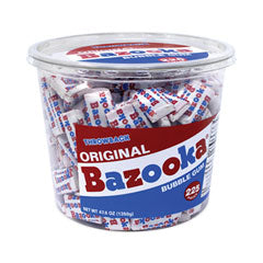 Bazooka®  FOOD,BUBBLEGUM,OG,TUB,225  20900351