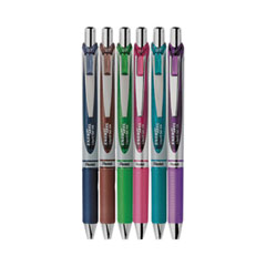 Pentel®  PEN,MED,GEL,6/PK,AST  BL77BP6M1