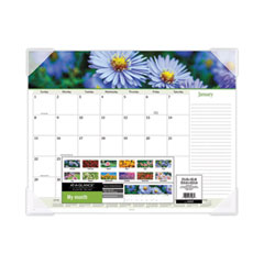 AT-A-GLANCE®  DESK PAD,FLORAL MLY 17X22  89805