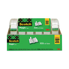 Scotch®  TAPE,TRANS,6PK WDISP,CR  6122