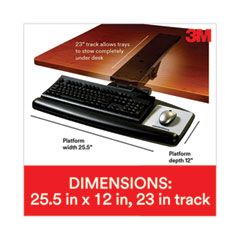 3M  KEYBOARD,TRAY, ADJUST,BK  AKT170LE