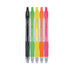 Pilot®  PEN,G2,NEON,7MM,5/PK,AST  14174