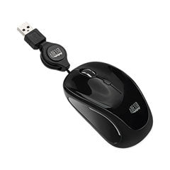 Adesso  MOUSE,RETRACTABLE USB,BG  IMOUSES8B