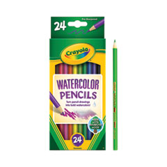 Crayola®  PENCIL,WTRCOLR,24ST,AST  684304