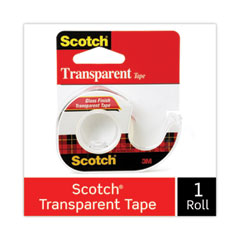 Scotch®  TAPE,CELLO,TRANS,1/2X450  144