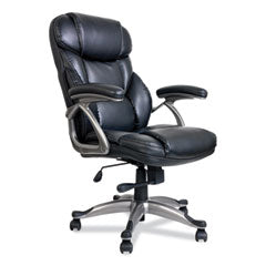 Alera®  CHAIR,BIRNS,LEATHER,HB,BK  BN41B19