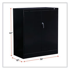 Alera®  CABINET,STORAGE,BK  CME4218BK