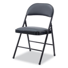 Alera®  CHAIR,PU FOLDING,4/CT,BK  CA9416