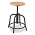 NPS®  STOOL,19-25"H,MAPLE,BLK  6800W10