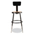 NPS®  STOOL,19-27"HT,BACK,BK  6218HB10