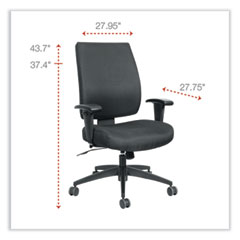 Alera®  CHAIR,SYNCHRO,HP,BK  HPS4201