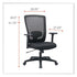 Alera®  CHAIR,MESH,HIBK,ADJARM,BK  NV41M14