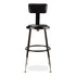 NPS®  STOOL,6418HB10,BK  6418HB10