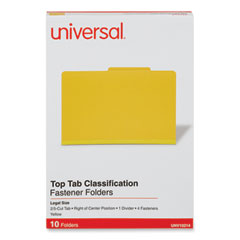 Universal®  FOLDER,CLASS,LGL,25PT,YW  10214