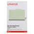 Universal®  FOLDER,PSBD,4 SEC,LGL,GN  10261