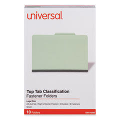 Universal®  FOLDER,PSBD,8 SEC,LGL,GN  10296