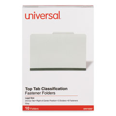 Universal®  FOLDER,PSBD,8 SEC,LGL,GY  10297