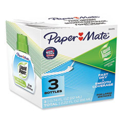 Paper Mate® Liquid Paper®  FLUID,CORR,FSTDRY,3PK,WE  5643115