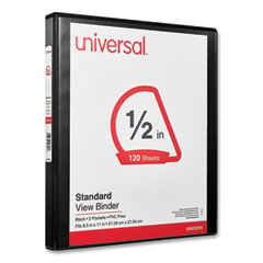 Universal®  BNDR,VIEW,11X8.5,.5",BK  20701