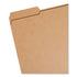 Smead  FOLDER,KRAFT,1/3 CUT,LTR  10734