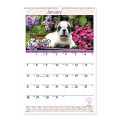 AT-A-GLANCE®  CALENDAR,WALL,MTH,PUPPIES  DMW16728