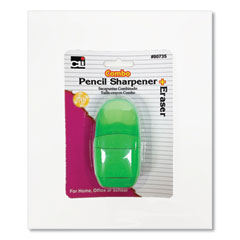 Charles Leonard®  SHARPENER,PENCIL,+ERASER  80735