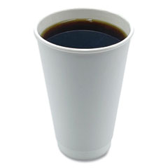 Boardwalk®  CUP,16OZ,HOT,DW,25/PK,WH  DW16HCUPPK