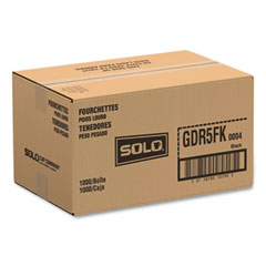 SOLO®  FORK,BULK,1000CT,BK  GDR5FK