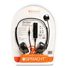 Spracht  HEADSET,STEREO,40MM,BK ,L  ZUM3500