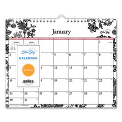 Blue Sky®  CALENDAR,WALL,11X8.75,BK  100028