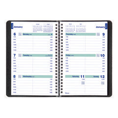 Blueline®  PLANNER,WEEK,8X5,SOFT,BK  C507581T