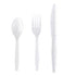 Boardwalk®  CUTLERY,KIT,F,K,TS,WH  3KITHVYWH